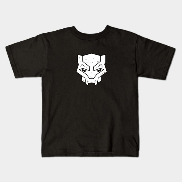 Black panther icon Kids T-Shirt by FirmanBayu